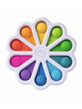 Fat Brain Toy Co Dimpl Digits Sensory Toy Number Learning Popping Fidget Multi